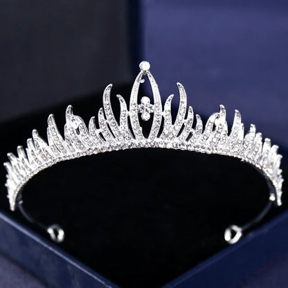 Wedding Hair Accessories - Crystal Bridal Tiara - Available in Silver and Gold