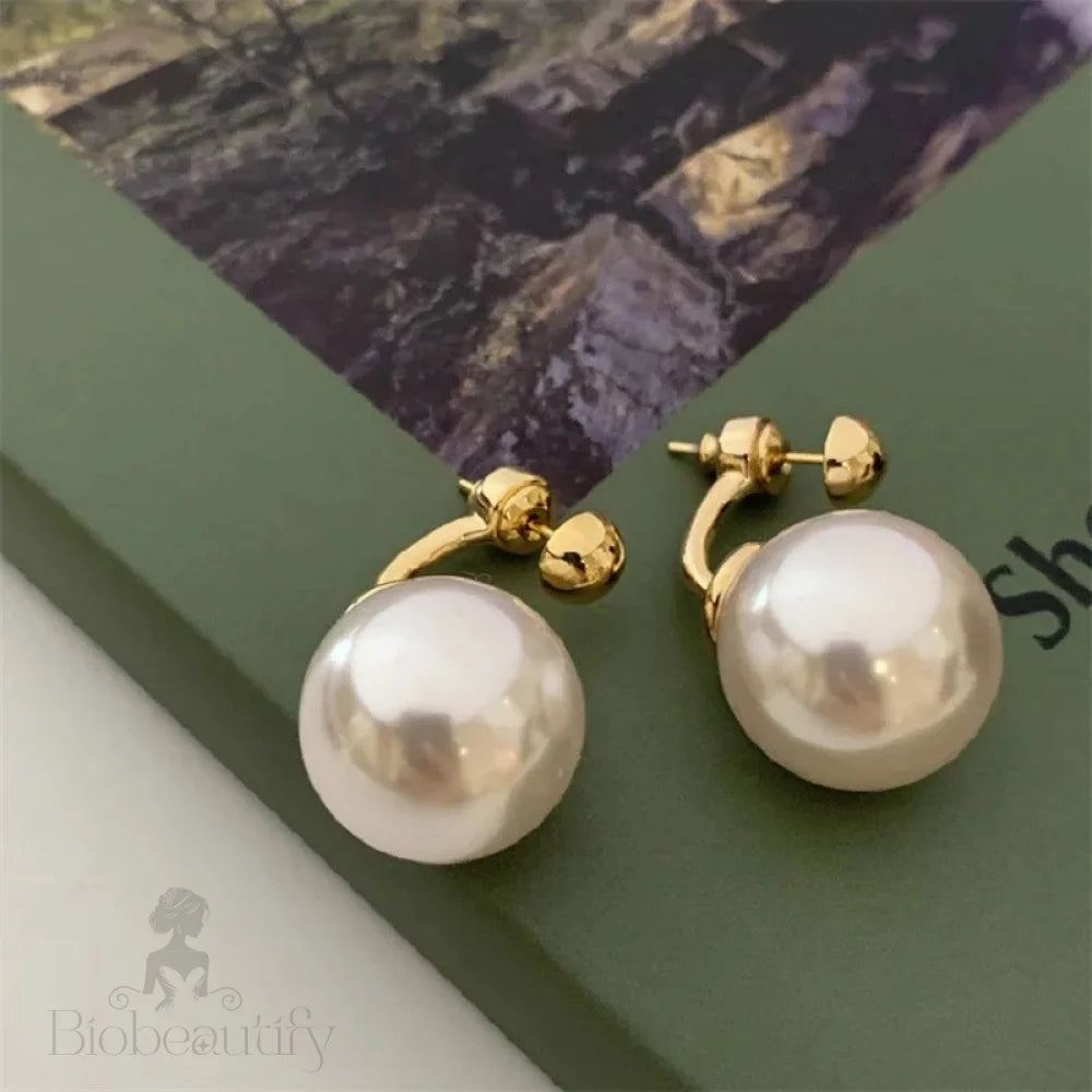 Lizakosht Pearl Earrings For Women Trendy Eardrop And Ear Stud Jewelry Gift