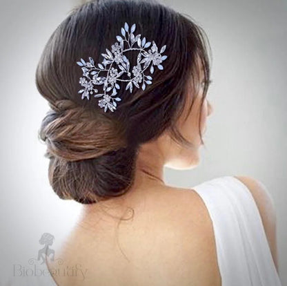 Lora Opal Bridal Hairpiece