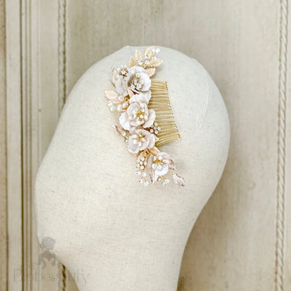 Loralyn Boho Gold Bridal Hair Comb