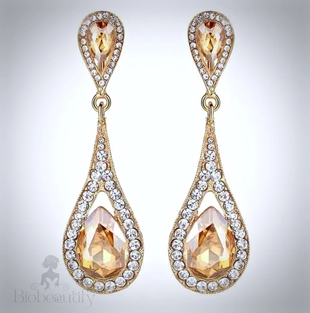 Wedding Jewelry - Crystal Bridal Earrings - More colors available