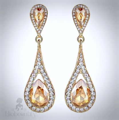 Wedding Jewelry - Crystal Bridal Earrings - More colors available