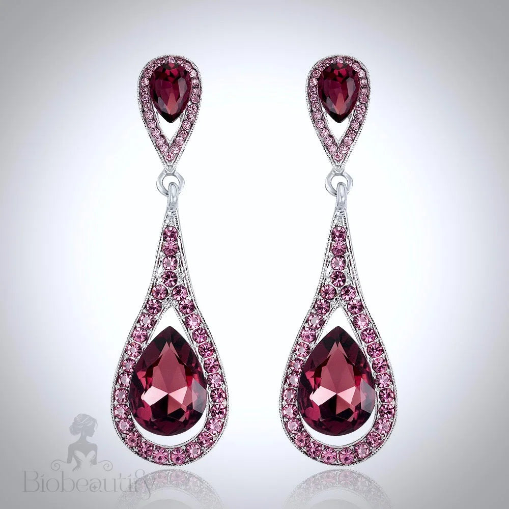 Wedding Jewelry - Crystal Bridal Earrings - More colors available