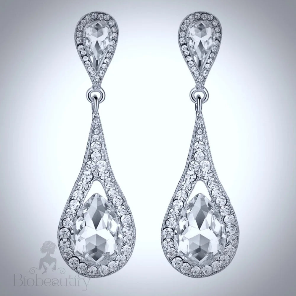 Wedding Jewelry - Crystal Bridal Earrings - More colors available