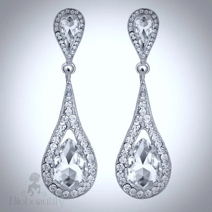 Wedding Jewelry - Crystal Bridal Earrings - More colors available