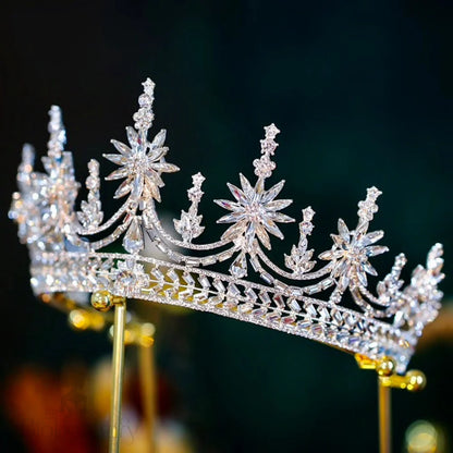 Ludmila Cubic Zirconia Wedding Tiara