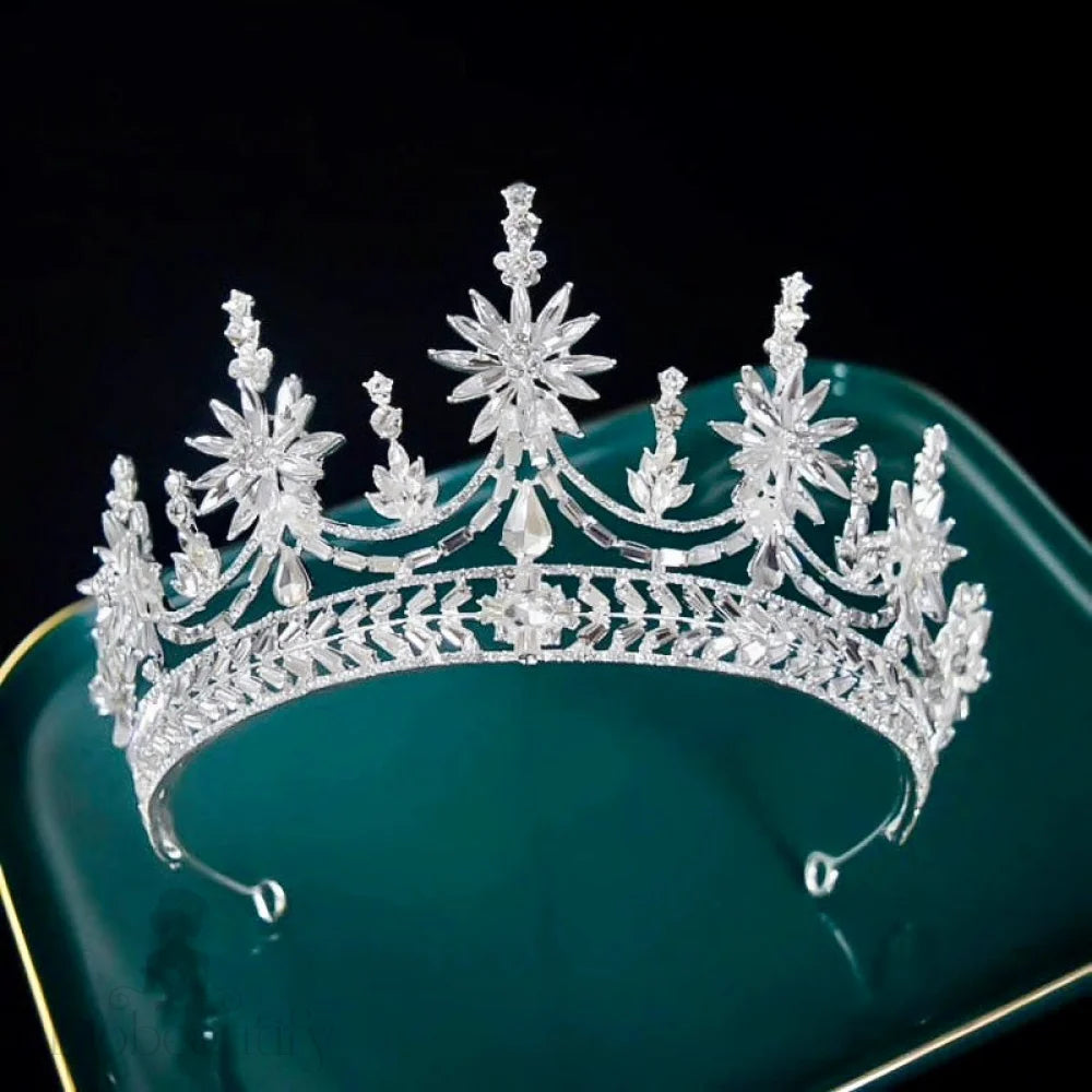 Ludmila Cubic Zirconia Wedding Tiara