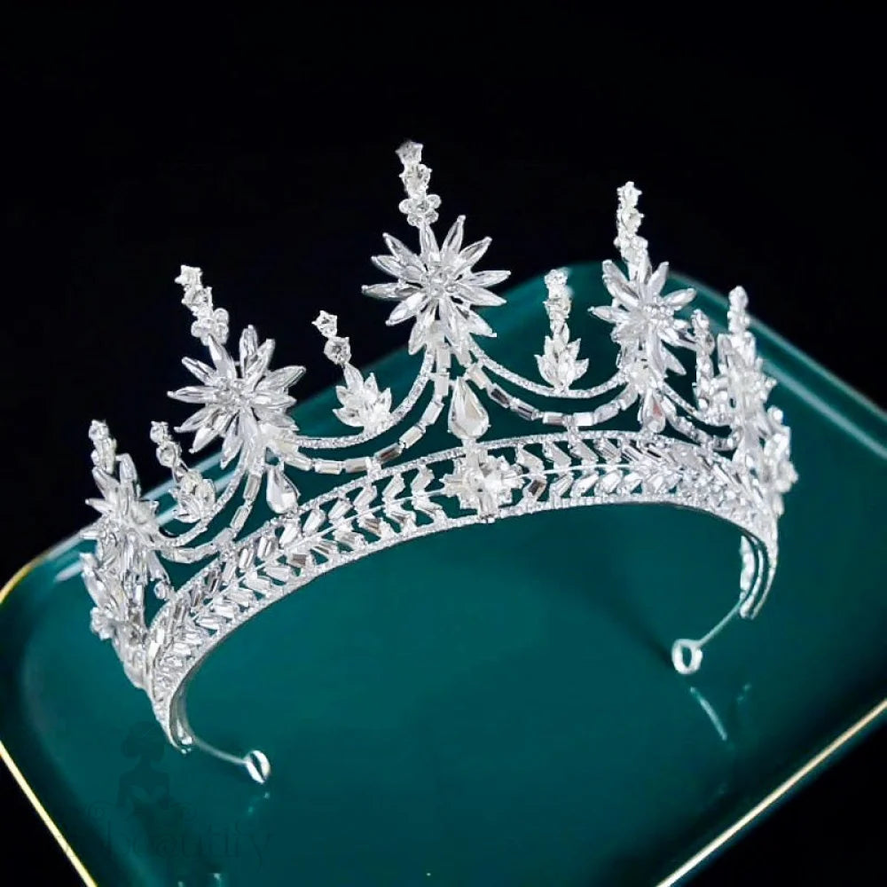 Ludmila Cubic Zirconia Wedding Tiara