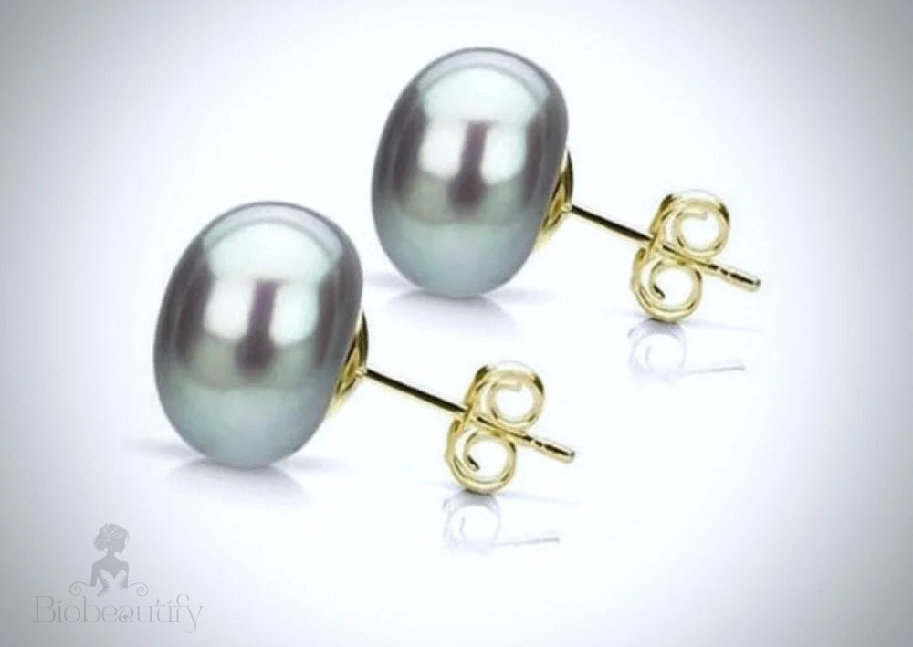 Mabel - Freshwater Pearl Stud Earrings - More Colors Available