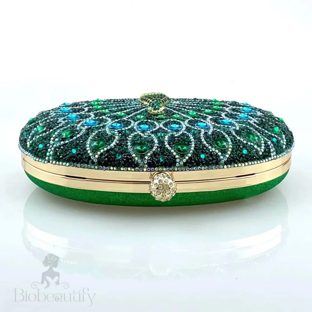 Madyson Clutch Bag With Rhinestones