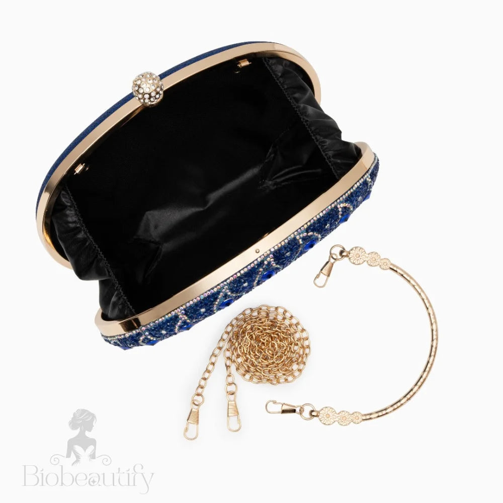 Madyson Clutch Bag With Rhinestones