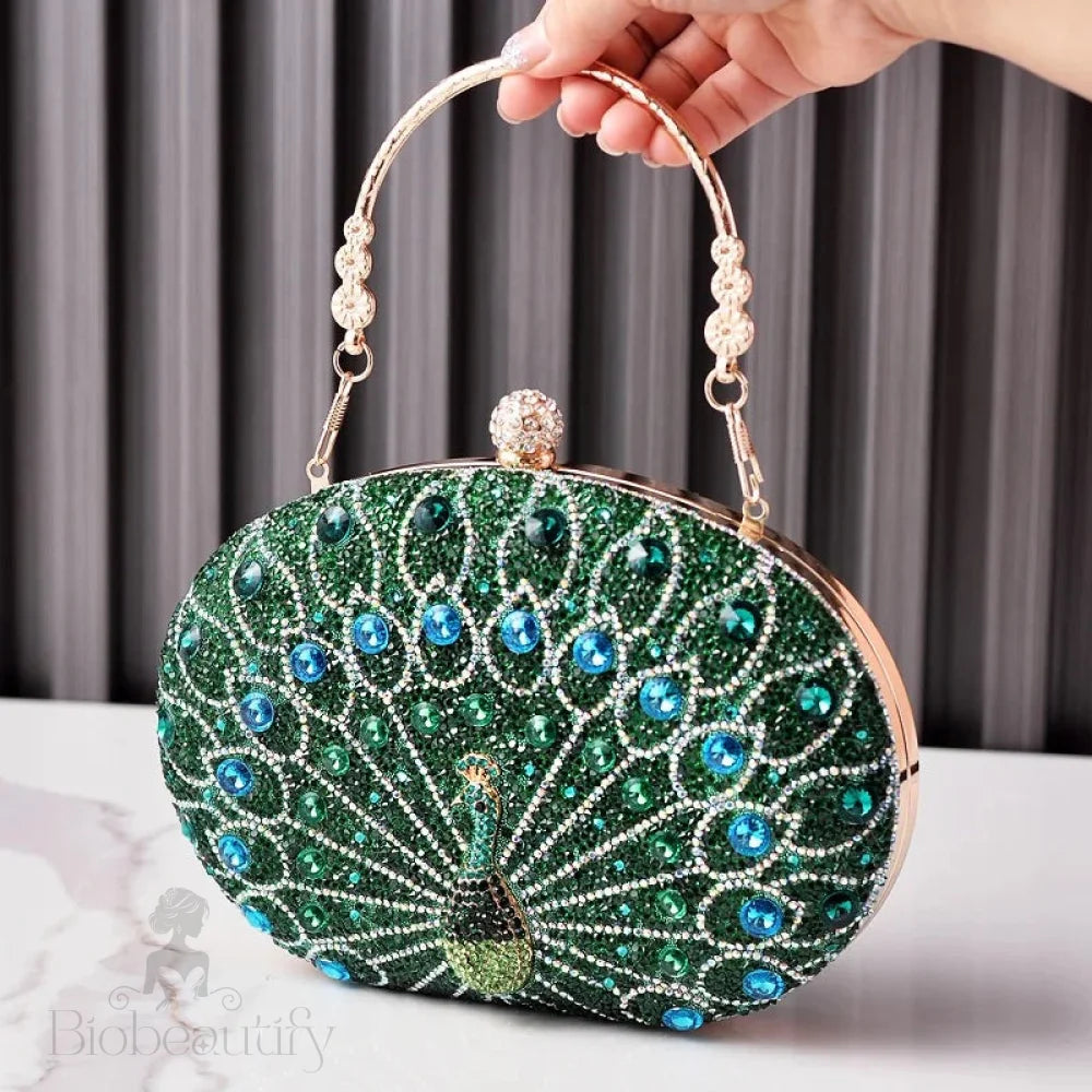 Madyson Clutch Bag With Rhinestones