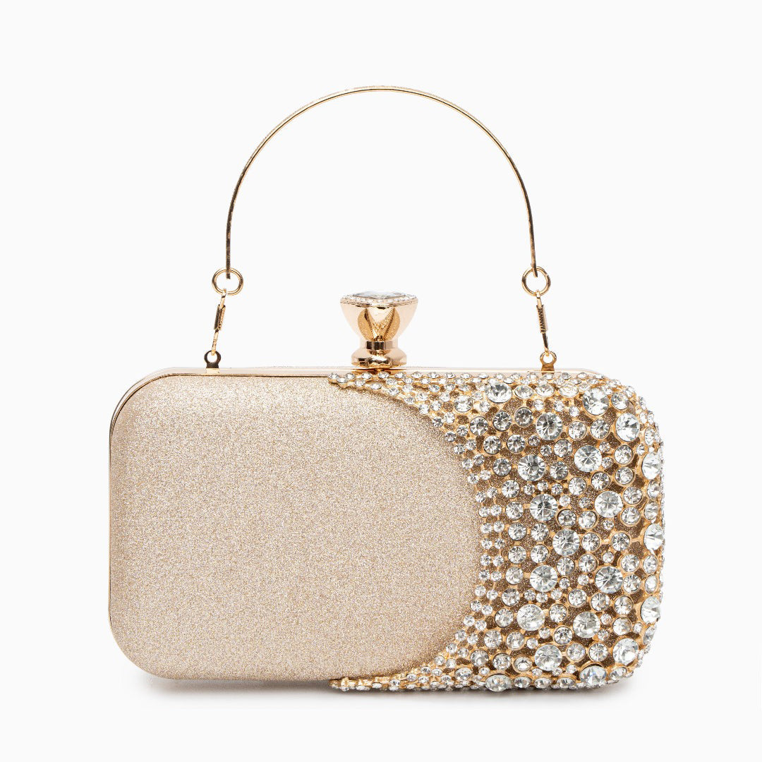 Majestic Diamond Evening Bag Gold