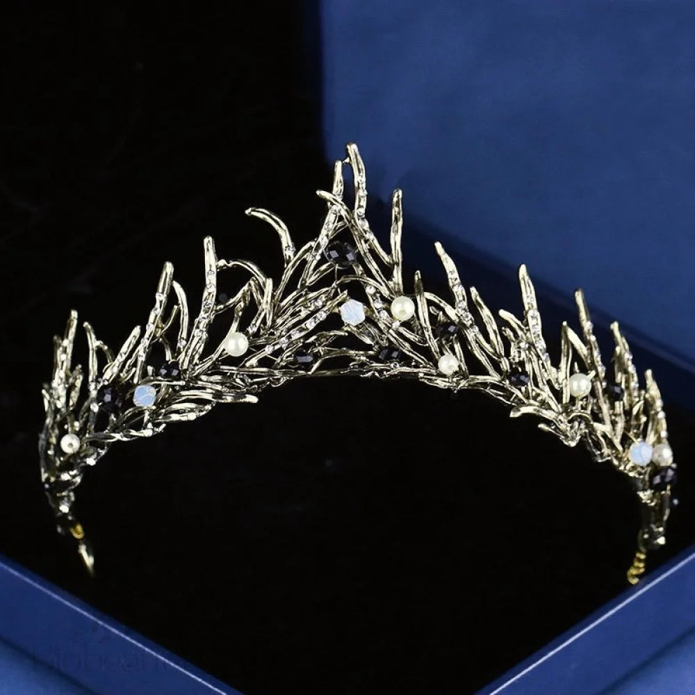 Malena Baroque Tiara For Brides