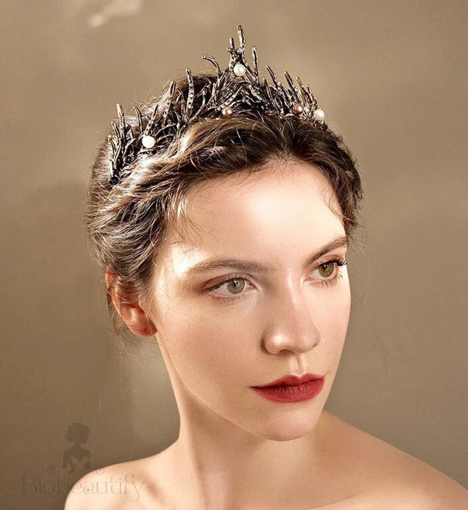 Malena Baroque Tiara For Brides