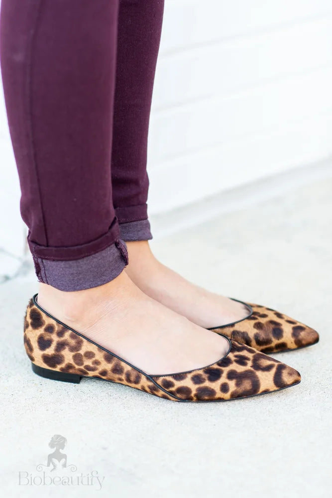 Marc Fisher: Leopard Sunny Flats 7 / Brown