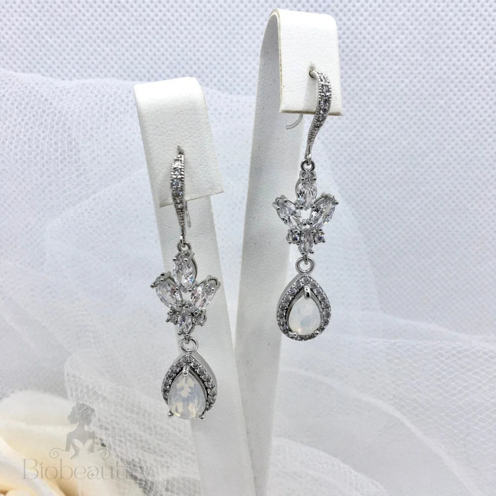 Marielle Opal Bridal Earrings