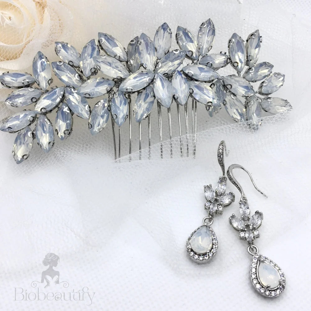 Marielle Opal Bridal Hair Accessories Set