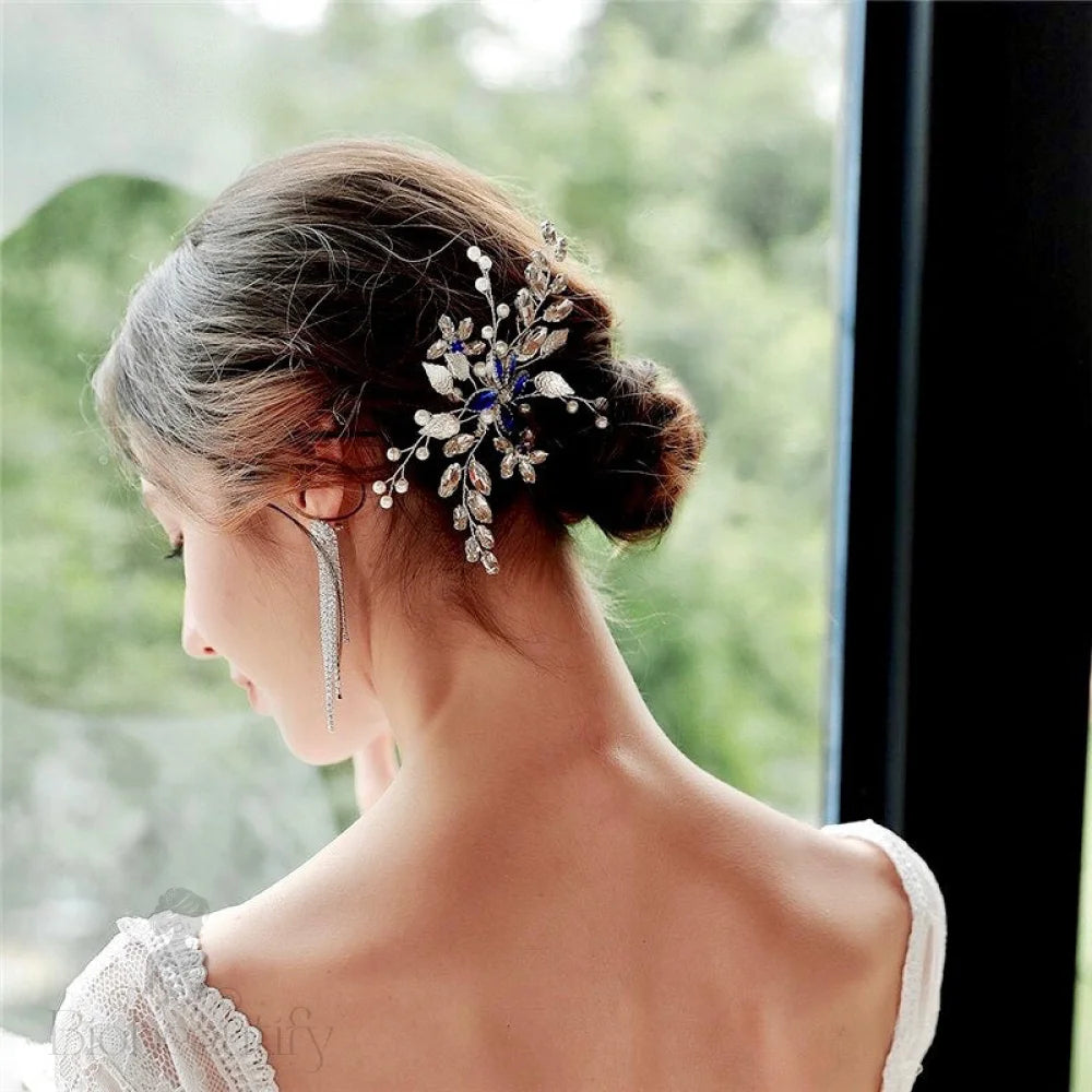 Marina Pearl And Crystal Bridal Hair Comb Available In Multiple Colors