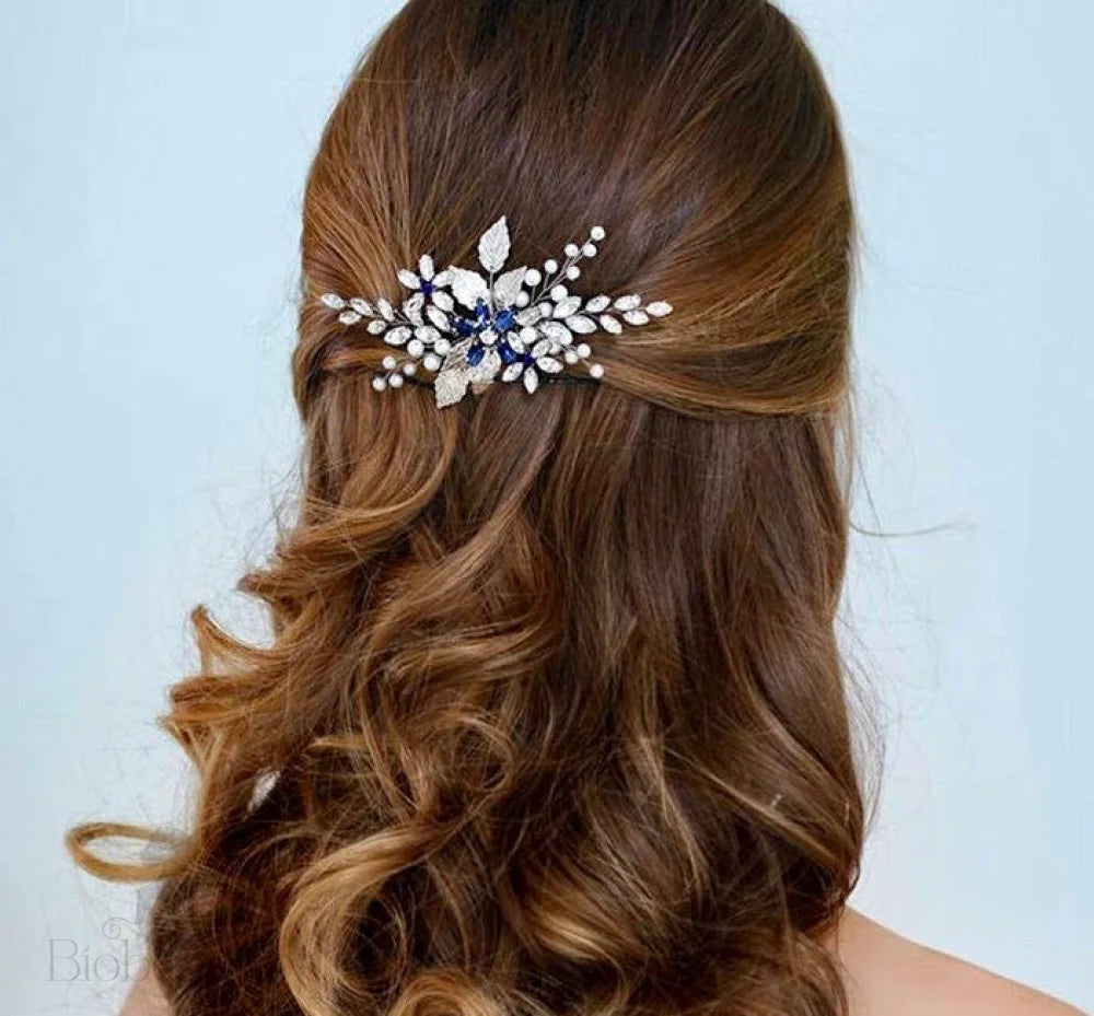 Marina Pearl And Crystal Bridal Hair Comb Available In Multiple Colors