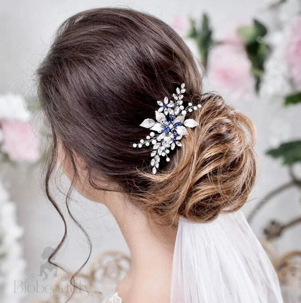 Marina Pearl And Crystal Bridal Hair Comb Available In Multiple Colors