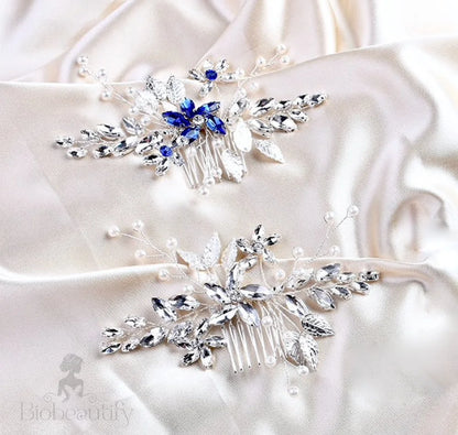 Marina Pearl And Crystal Bridal Hair Comb Available In Multiple Colors