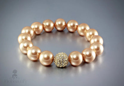 Maya Gold - Pearl Stretch Bracelets