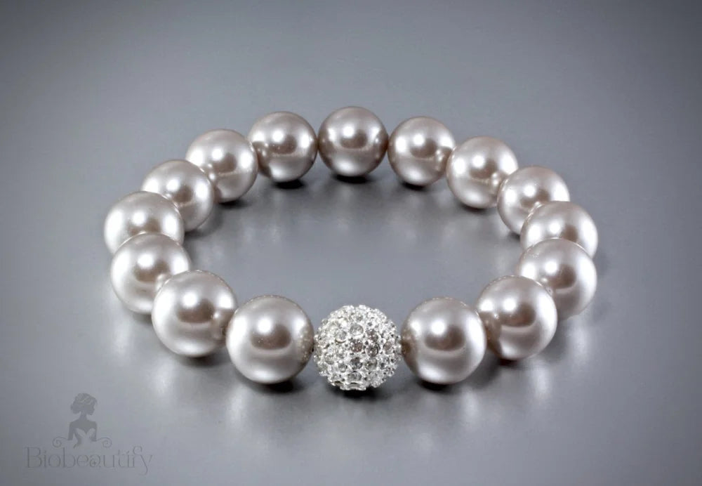 Maya Silver - Pearl Stretch Bracelets