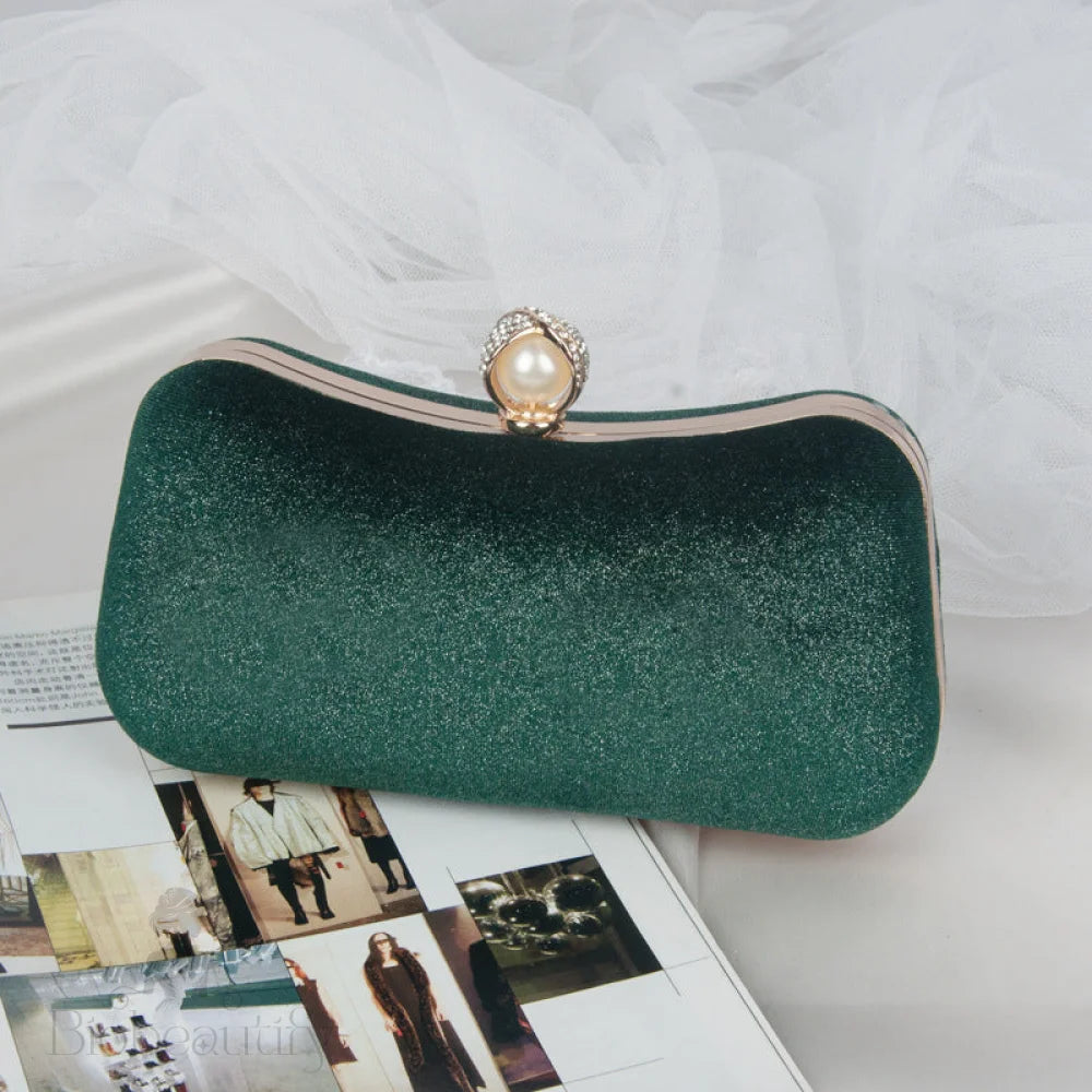 Megan Velvet Clutch