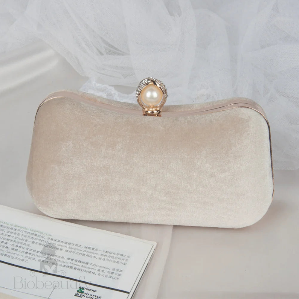 Megan Velvet Clutch