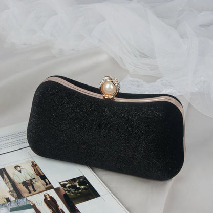 Megan Velvet Clutch