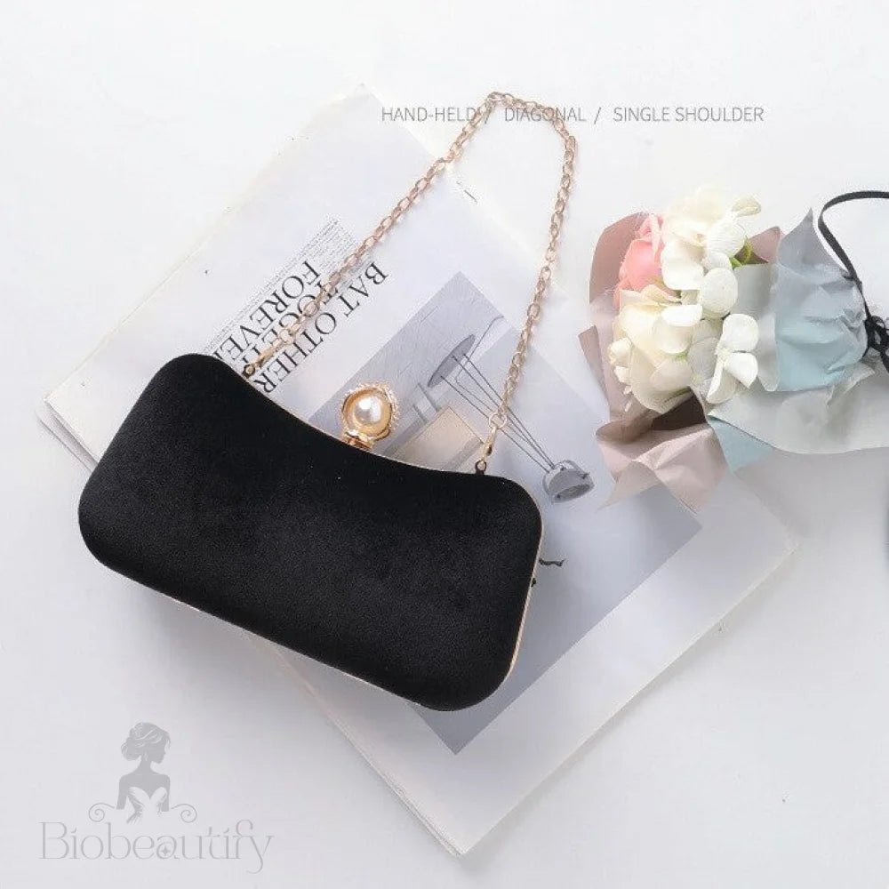 Megan Velvet Clutch