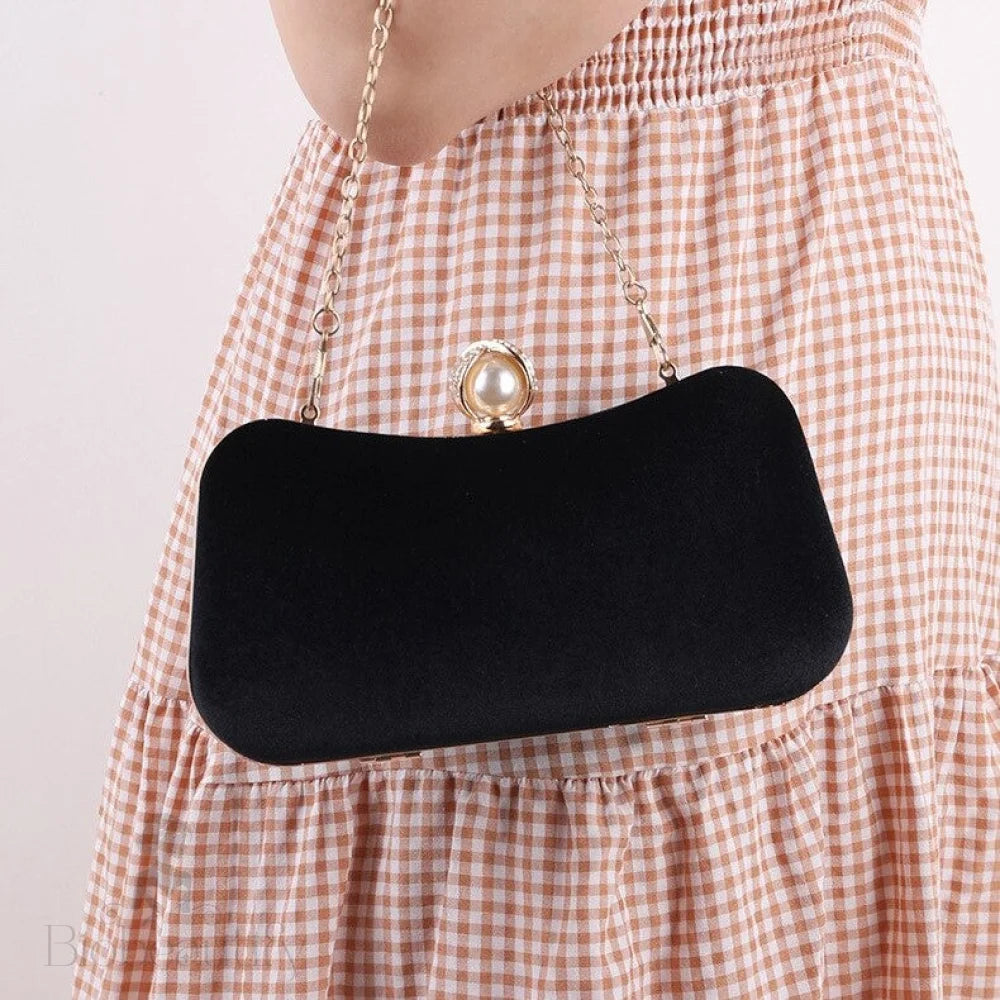 Megan Velvet Clutch