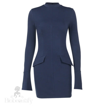 Mila Long Sleeve Bodycon Mini Dress