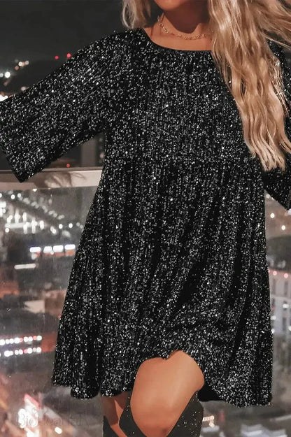 Mini Sequin Dress