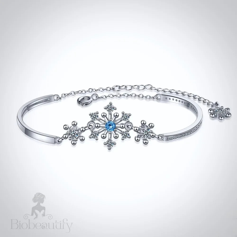 Minou Snowflake Blue Wedding Bracelet