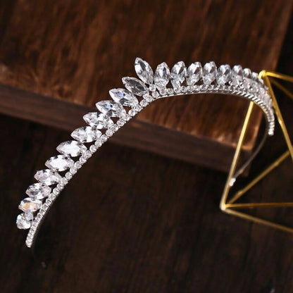 Mona Delicate Zirconia Wedding Tiara