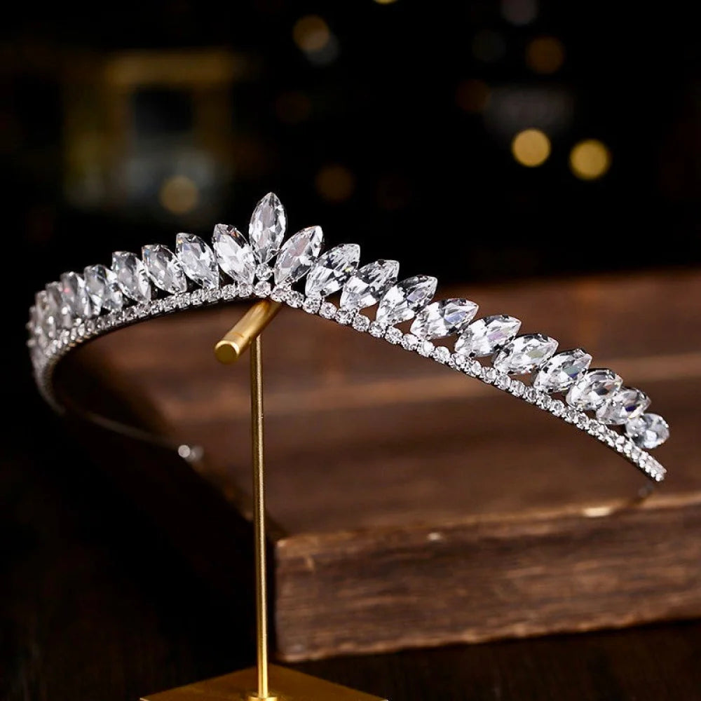 Mona Delicate Zirconia Wedding Tiara