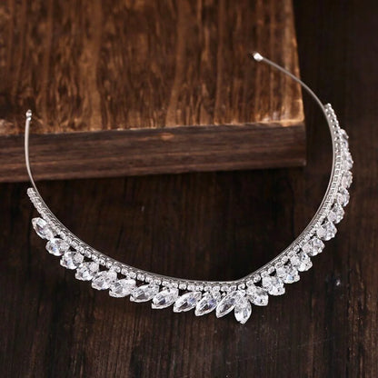 Mona Delicate Zirconia Wedding Tiara