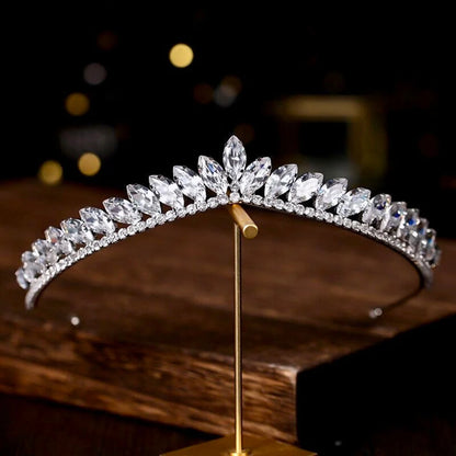 Mona Delicate Zirconia Wedding Tiara