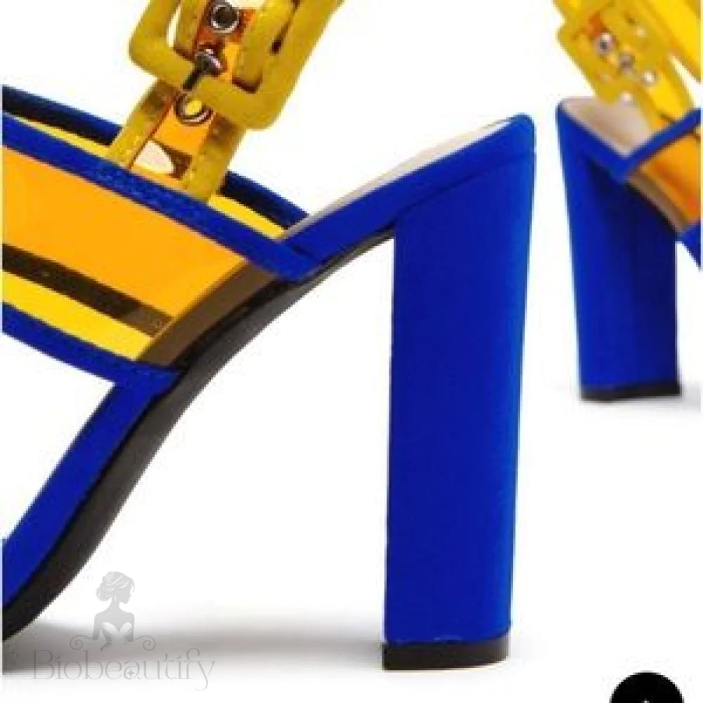 Monique Heels- Multi Color 6.5 / Blue