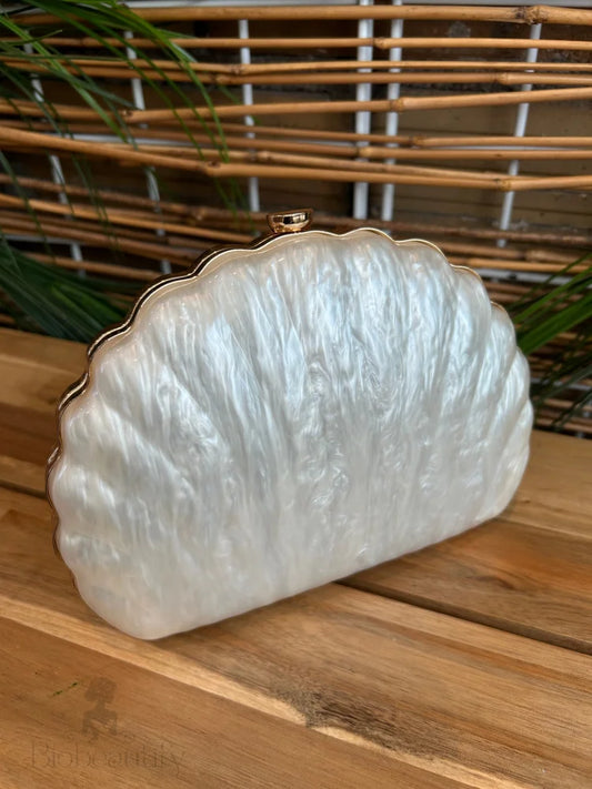 Mozambique Pearl Clutch Bag Mother Of