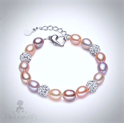 Multicolor Natural Pearl Hyacinth Bracelet