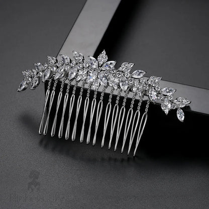 Muriel Hair Comb With Cubic Zirconia Crystals