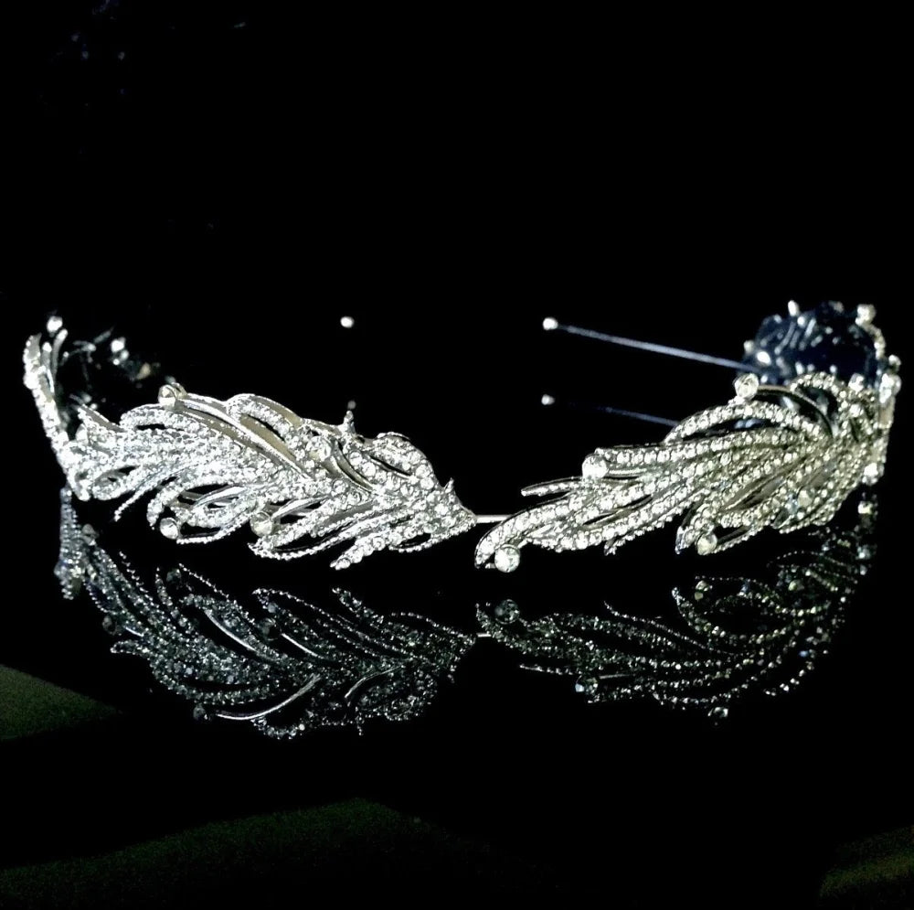 Myrah Micro-Pave Crystal Bridal Tiara Headband