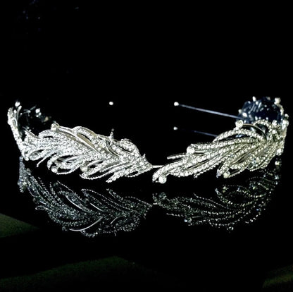 Myrah Micro-Pave Crystal Bridal Tiara Headband