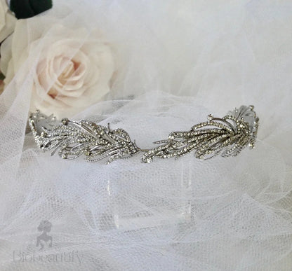 Myrah Micro-Pave Crystal Bridal Tiara Headband