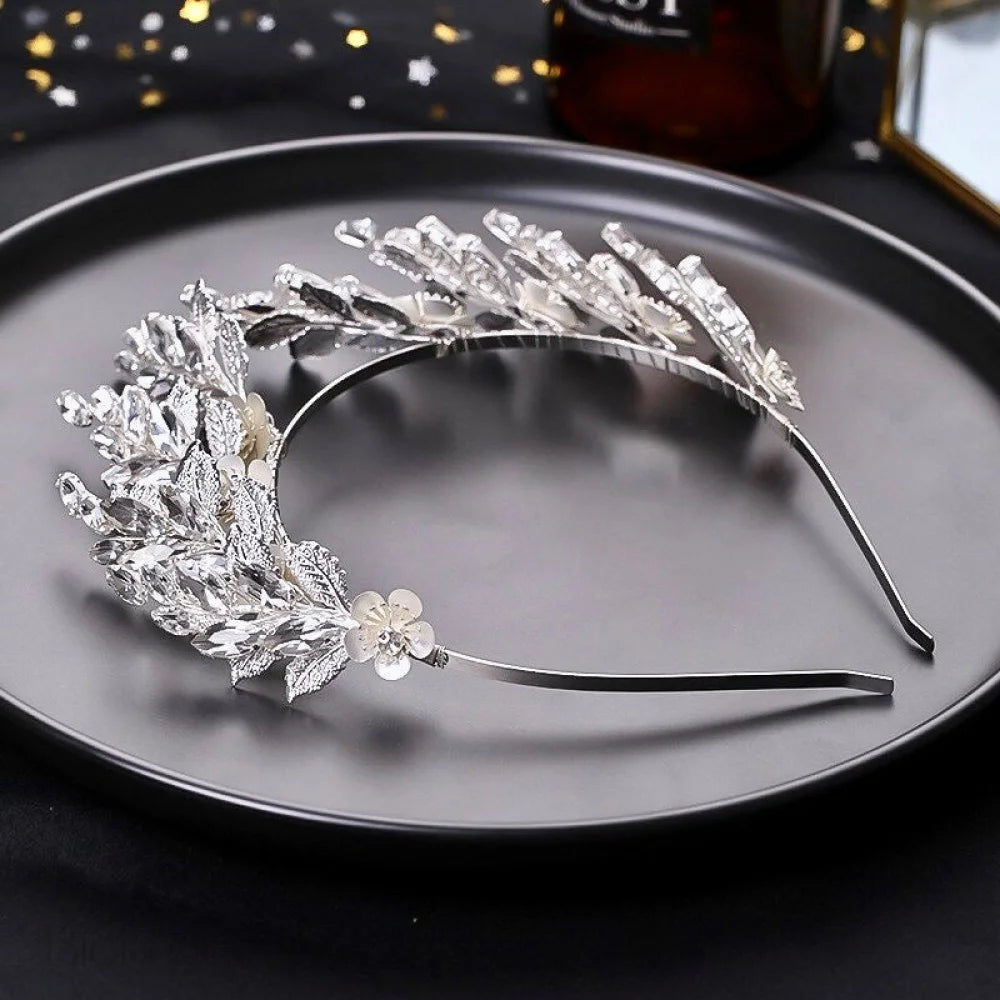 Nikki Bridal Rhinestone Headband Tiara