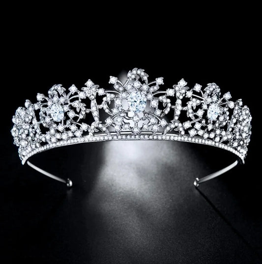 Nyla Cubic Zirconia Bridal Tiara