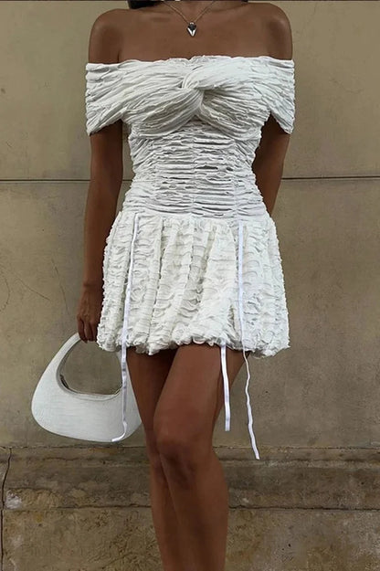 Off Shoulder Mini Dress